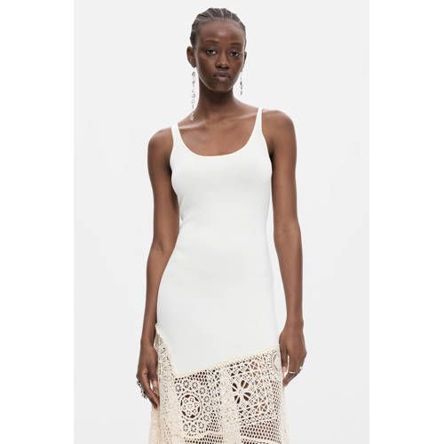 Desigual midi zomerjurk - ecru