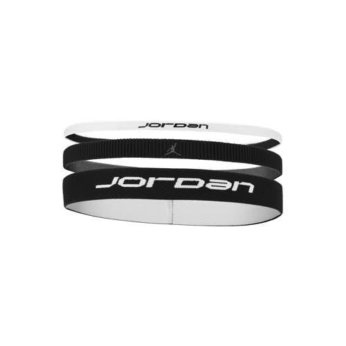 Nike haardbandjes Jordan - zwart/wit (set van 3)