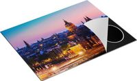Chefcare Inductie Beschermer Amsterdam Skyline 77x59 cm - Multicolor