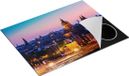 Chefcare Inductie Beschermer Amsterdam Skyline 77x59 cm - Multicolor