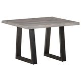 Maison Exclusive - Table basse avec bords en bois, 60x60x40 cm, acacia massif