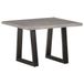 Maison Exclusive - Table basse avec bords en bois, 60x60x40 cm, acacia massif