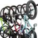 Merkloos Wandfietsenrek met verticale opslag voor racefietsen en mountainbikes, geschikt voor garage of thuis