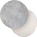 Brandsseller Tapis de bain env. Ø 90 cm fourrure douce Gris