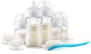 Philips Avent Natural Response Glazen Cadeauset - 5 Flessen, 5 Spenen, Fopspeen & Flessenborstel