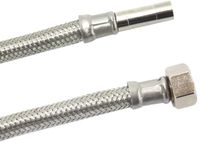 Boni-Shop GmbH Tuyau d'eau flexible inox DN8 3/8" 500mm