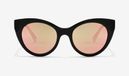 Hawkers Divine Zonnebril papillon dames zwart goud roze