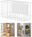 Sans marque Étagère de rangement magnétique - Pour réfrigérateur - Organisateur de cuisine - Étagère à épices