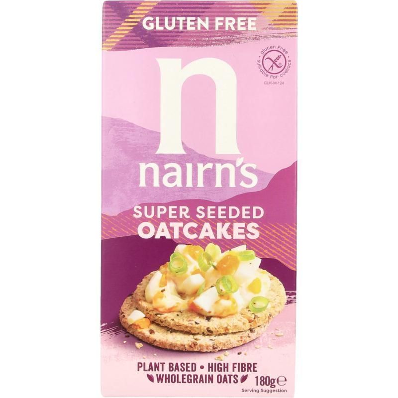 nairns Oatcakes Super Seeded 180g
