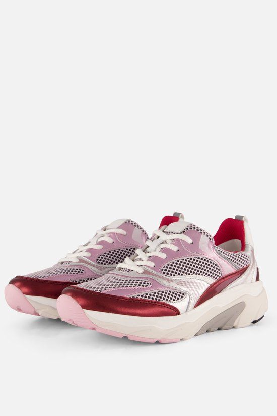 Gabor Sneakers Rollingsoft Roze Leer
