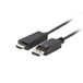 Lanberg câble DisplayPort vers HDMI CA-DPHD-11CC-0018-BK 1,8 m