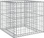 vidaXL Schanskorf 70x70x65 cm gegalvaniseerd ijzer zilverkleurig