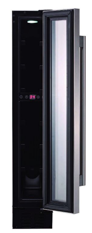 Le Chai LMN78 Wijnkoelkast - 7 Flessen - Vrijstaand - Zwart