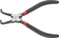 Pince Circlip Doyen (courbe-fermante) 230mm Rouge/Argent/Noir Acier