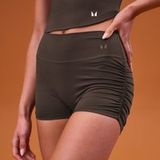 MyProtein MP Dames Tempo Zijkant Scrunch Booty Short - Cacao - XXL