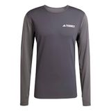 adidas TERREX Multi Synthetic Base Layer Longsleeve Heren XXL Grijs
