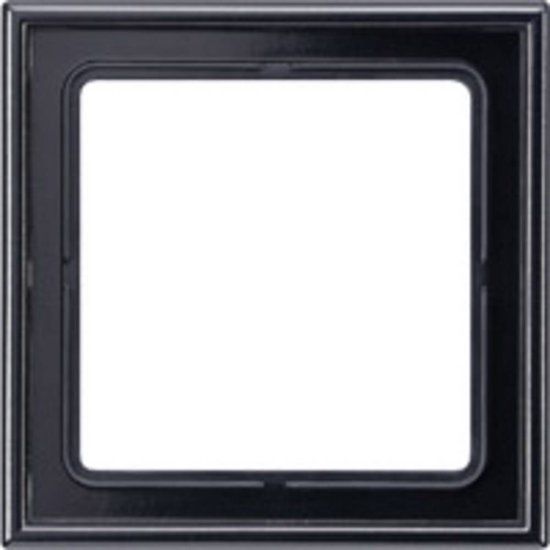 Jung LS990 Afdekraam Schakelmateriaal - LS981SW - E2AKR - Zwart