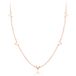 Cilla Jewels ketting Letter V Rosegoud Verguld