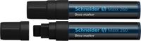 Schneider Schrijfwaren Schneider krijtmarker - maxx 260 - zwart - 2 stuks - s-126001-2