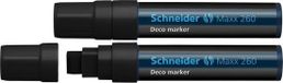 Schneider Schrijfwaren Schneider krijtmarker - maxx 260 - zwart - 2 stuks - s-126001-2