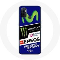 Maniacase Etui voor Oppo A53 Monster Energy Yamaha Eneos