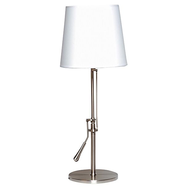 Unilux Inclinea Tafellamp - 1100 Lumen - 3000 Kelvin - E27 - Wit/Geborsteld Staal