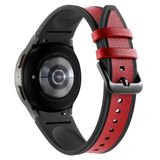 Wigento Samsung Siliconen bandje voor de Galaxy Watch 6, 5, 4 (standaard model) en Pro