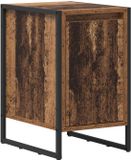 vidaXL Nachtkastje Oud Hout 39,5 x 30 x 50 cm Bewerkt Hout