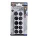 BGS Do it yourself BGS Klitpunten - Zelfklevend - Zwart - 40-dlg.