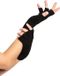 Partychimp Vingerloze Handschoenen Dames Zwart