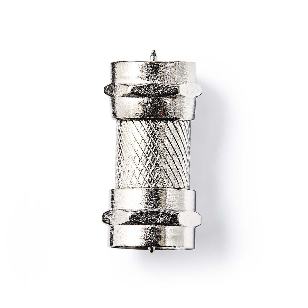 Nedis CSGP41941ME - Antenne Connector - F-Type - Metaal - Zilver