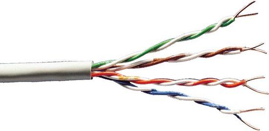 Digitus Twisted Pair Installation Cable 100m Grijs netwerkkabel