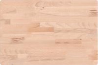 vidaXL - Wastafelblad - 60x40x1,5 cm - massief beukenhout