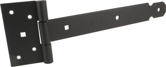 GB Kroon BV - Kruiszwaar zwart scharnier, 600 mm, Staal, Voor buiten, 1 jaar garantie