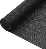 vidaXL Privacynet HDPE 75 g/m² Zwart 1,2x10 m