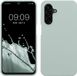 kwmobile telefoonhoesje geschikt voor Samsung Galaxy A26 5G - Hoesje met siliconen coating - Smartphone case in cool mint