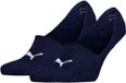 PUMA unisexe 2P mi-mollet chaussettes bleu