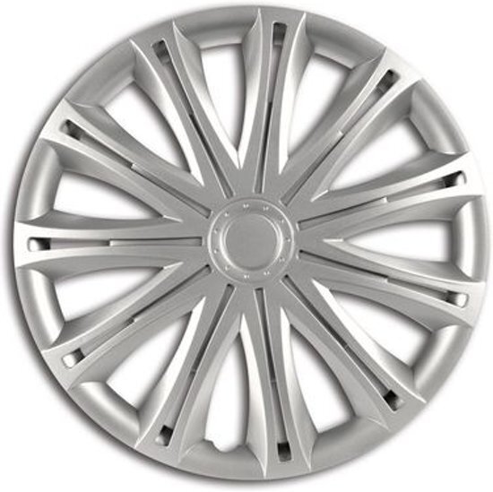 Car Plus Wieldoppen Alabama 14 Inch Abs Zilver Set Van 4