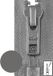 Opti Prym Ritssluiting Kunststof 6mm grof Deelbaar Donker Grijs #002 80 cm