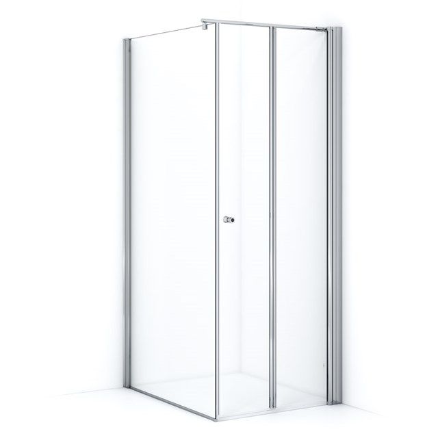 Maxaro Douchecabine Zircon Comfort Helder 90x80cm Vierkant met Vouwdeur