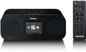 Lenco DIR-121BK Internetradio - Stereo Internet Radio met Wifi DAB en FM - Bluetooth 5.3 - Wekkerradio - Zwart