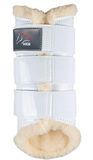 HKM Comfort Lack Slobkousen/Voetkappen Wit L