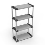 Mongardi 7123C04 Plank, 4 planken, 80 cm, grijs