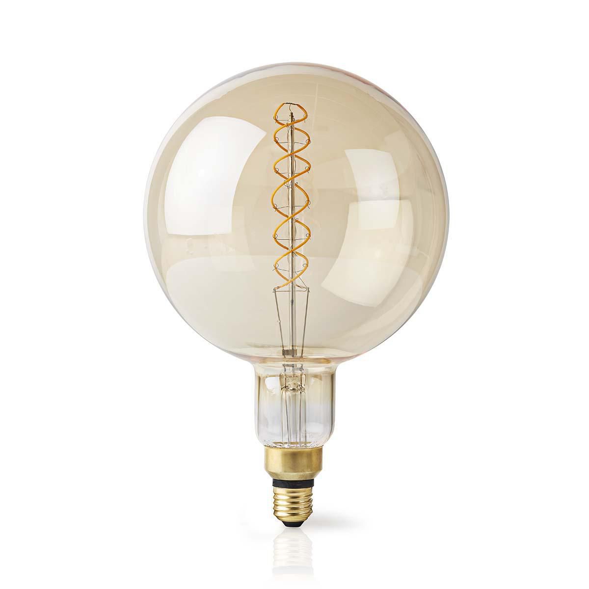 Nedis LED-Filamentlamp E27 - G200 - 5W - 280 lm - Dimbaar - Warm Wit