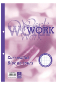 Diversen WORK cursusblok commercieel A4 geruit 4 x 8 mm 100 vel