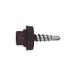 Index AFMD144828 verloopschroef met metalen deksel en sluitring P-14 4,8 x 28 RAL 8017