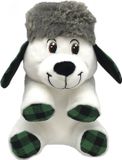 Kong Holiday Comfort Ijsbeer Assortiment Pluche Hondenspeelgoed Groen/Wit