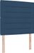 vidaXL Boxspring bed met matras met hoofdeinde Blauw 90 x 190 cm Stof