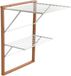Marque non spécifiée Étagère à linge suspendue Cage d'escalier - Bois cerisier