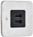 Scanstrut Chargeur USB-C double argent